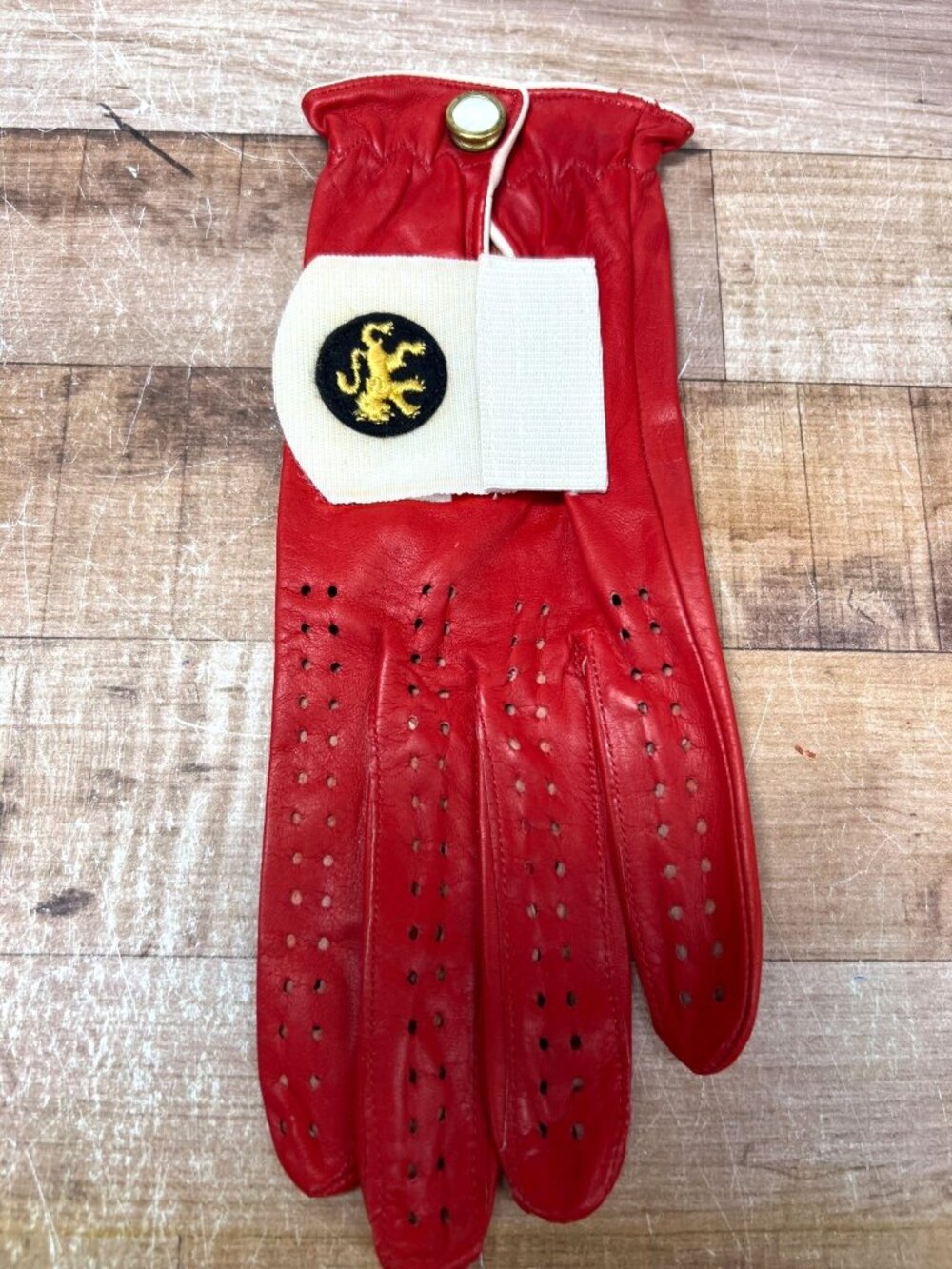 Harry Potter Gryffindor Red Leather Glove Made in England Size S Left Hand
